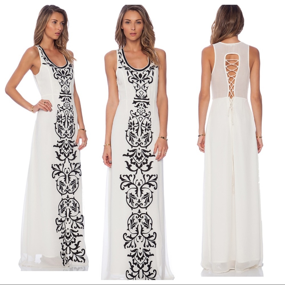 NWT! Tularosa Orphelia Applique Maxi Dress